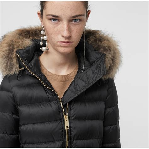 burberry detachable hood puffer coat|burberry puffer coat women's.